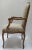 C.1980's French Louis XV-Style Fauteuil Arm Chair in "To the Trade," Pierre Frey Textile For Sale - Image 4 of 13