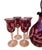 Early 20th Century Czech Decanter With 8 Glasses For Sale - Image 11 of 11