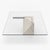 1980s Postmodern Glass Coffee Table With Travertine Base For Sale - Image 17 of 18