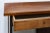 Brown & Black Oak Desk, 1940s For Sale - Image 4 of 7