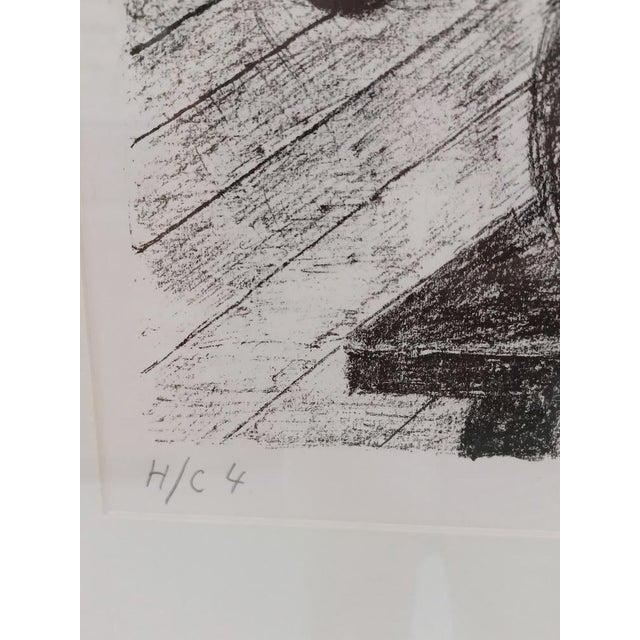 Lithograph/vellum; Sheet cm 68x92.5; Pencil signature lower right; Numbered H.C.4; Edition of 50 copies, Notes : Cahier...