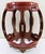 Hollywood Regency Vintage Rosewood Hollywood Regency Barrel Stool Drum Plant Stand For Sale - Image 3 of 12