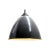 Industrial Dark Grey Enamel and Cast Iron Pendant Lamp, 1950s For Sale - Image 6 of 6