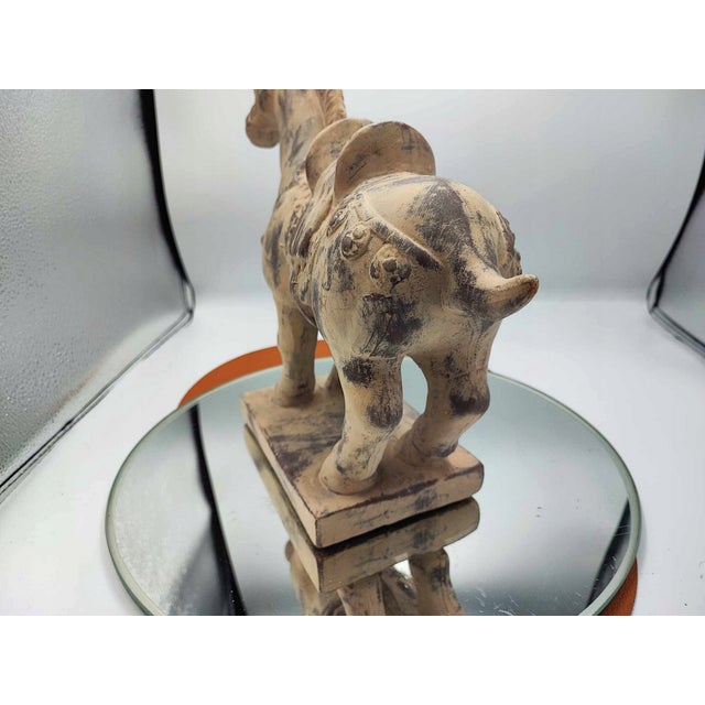 1970s Terracotta Horse Figurine, 1960s-1970s For Sale - Image 5 of 8