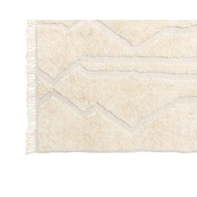 Textile Hand-Knotted Wool Premium Rug by Azele Studio For Sale - Image 7 of 11