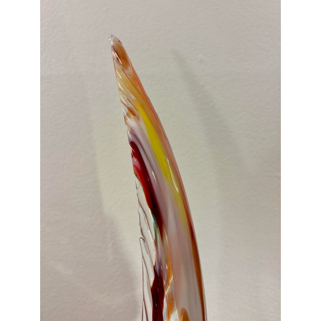 1960s Murano Hand Blown Glass Pheasant Sculpture, Made in Italy For Sale In Miami - Image 6 of 11