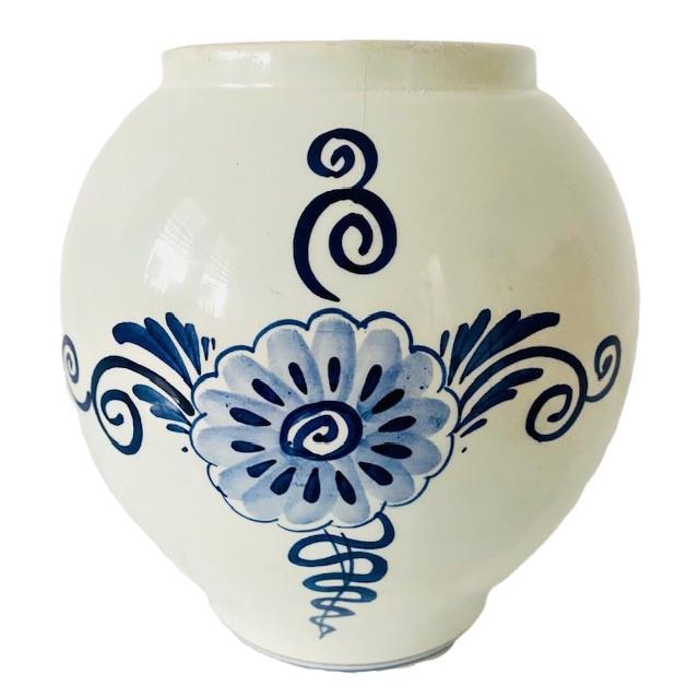 Blue Toeback Pot from Velsen Keramiekfabriek for Delft, 1950s For Sale - Image 12 of 15