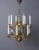 18th Century Dutch Brass Candle Chandelier For Sale - Image 3 of 12