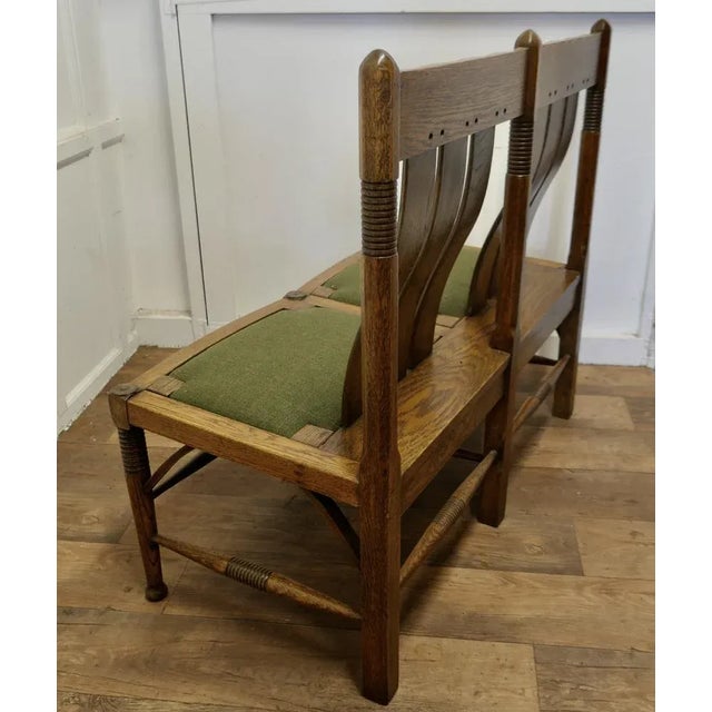 High Wickham Settle by William Birch for Liberty & Co., 1890s For Sale - Image 5 of 13