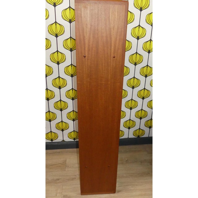 Mid-Century Modern Danish Teak Wall-Mounted Display Cabinet from Dyrlund, 1960s For Sale - Image 3 of 11