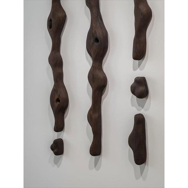 Contemporary Cortex 8 American Walnut Sculpture by Camille De Prêtre For Sale - Image 3 of 6