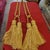 1990s Curtain Tiebacks with Decorative Trim, 1990s, Set of 2 For Sale - Image 5 of 5