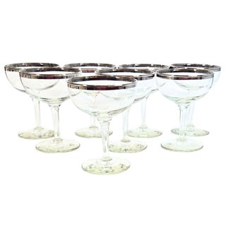 Dorothy Thorpe Champagne Coupes- Set of 8 For Sale