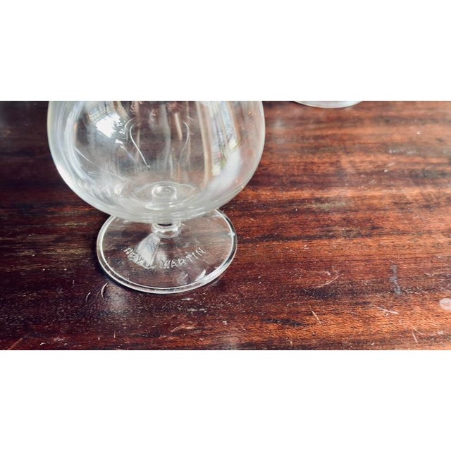 1970s A Set of Six Rémy Martin Cognac Glasses For Sale - Image 4 of 5