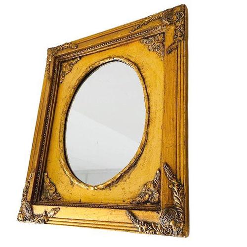 Vintage Baroque Gold Plated Mirror, 1980s For Sale - Image 4 of 7