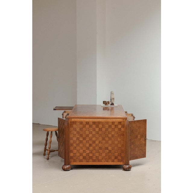 Art Deco Writing Desk, France, 1930s For Sale - Image 3 of 15