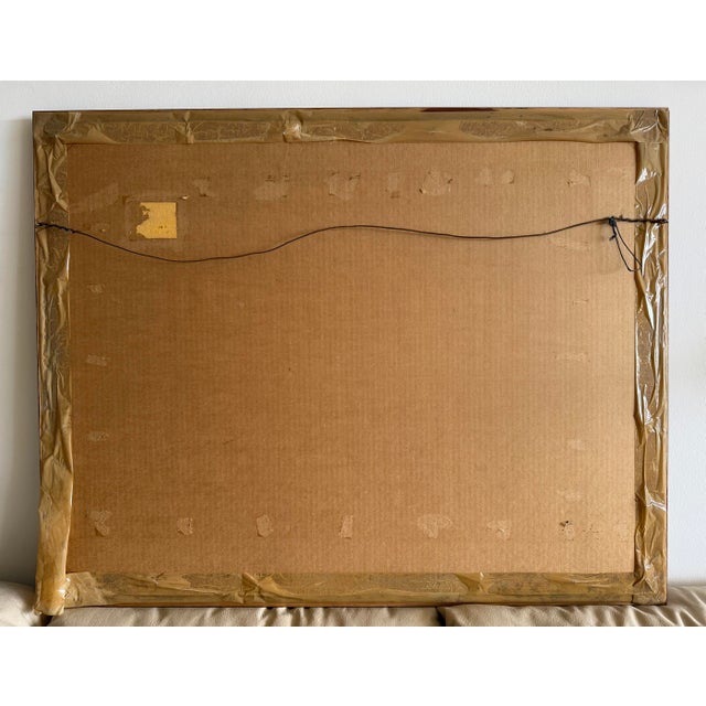 1970s Fantastic Abstract Watercolor by French Artist, Marie Luare-Ilie For Sale - Image 11 of 11