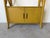 Vintage Mustard Yellow Bent Rattan Bookcase Cabinet For Sale - Image 9 of 12