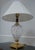 Traditional Waterford Pair of Crystal & Brass Urn Table Lamps For Sale - Image 3 of 9