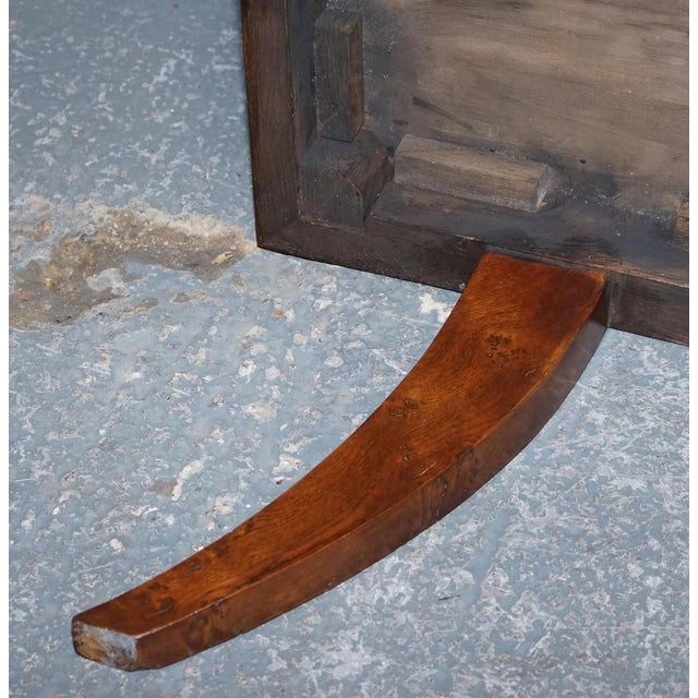 Art Deco Golden Oak Coffee Table For Sale - Image 11 of 18