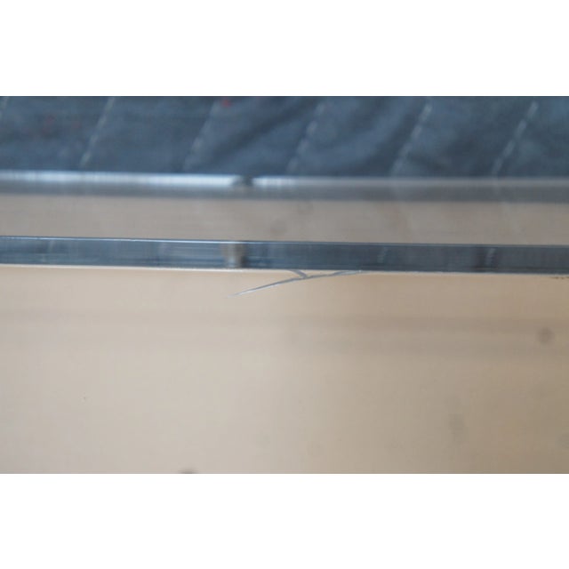 Blue Set of 2 Vintage Watercolor Landscape Watercolor Paintings "Summer Reflections" in Acrylic Shadow Boxes For Sale - Image 8 of 13