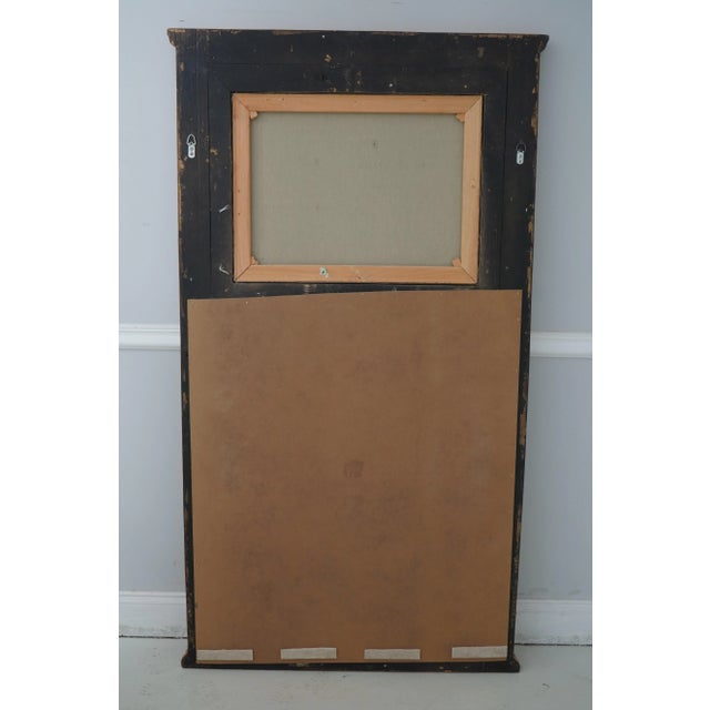 French Louis XV Trumeau Style Gold Mirror For Sale - Image 12 of 12