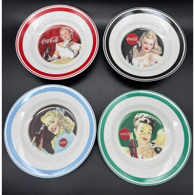 Vintage Coca-Cola American Girls Dinnerware Set, 1980s, Set of 16 For Sale - Image 4 of 13