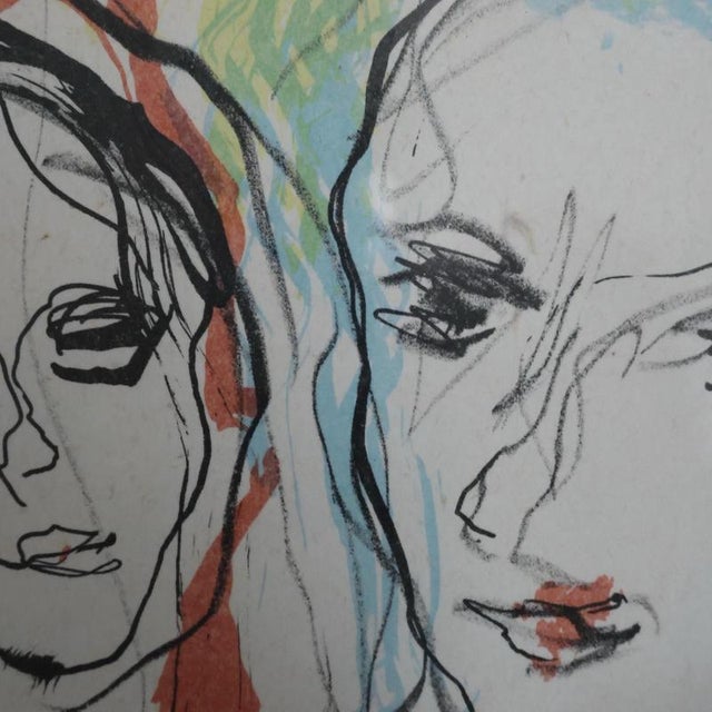 White Ernesto Treccani, Mother and Child, 1970s, Lithograph For Sale - Image 8 of 10