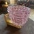 1990s Two 1990s Barovier Style Art Deco Rostrato Pink Murano Glass Wall Sconces For Sale - Image 5 of 10