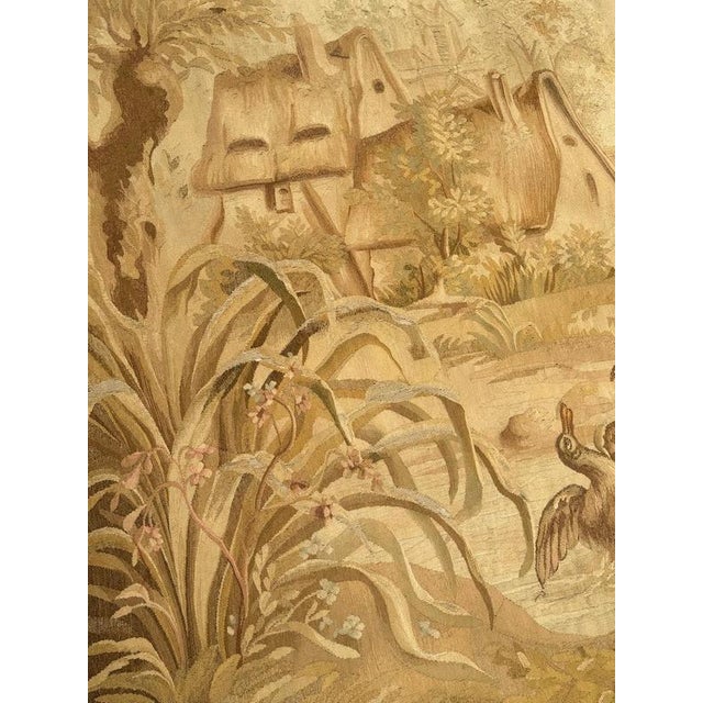 Large Antique French Aubusson Tapestry, 1890s For Sale - Image 16 of 18
