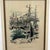 The product is a vintage framed Print and signed drawing by artist John Hayman, showcasing the Fisherman's Wharf in San...