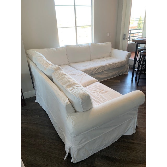 Pottery Barn Pb Comfort Roll Sectional Sofa Chairish