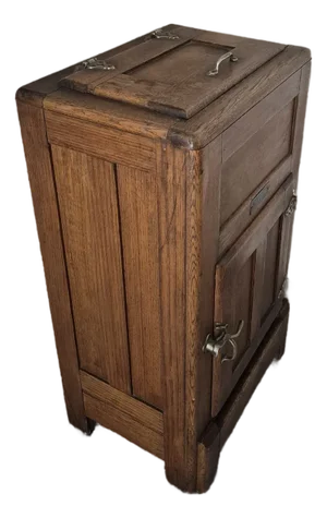 Turn of the 20th Century Oak Ice Chest