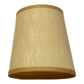 Vintage Rustic Style Barrel Fabric Lamp Shade For Sale