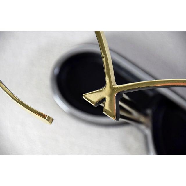 Mid-Century Brass Umbrella Stand For Sale - Image 12 of 14