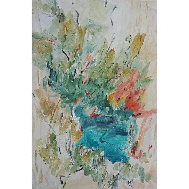 Picnic came from the artist's imagination, and she thought of her many days enjoying being outside in nature. This acrylic...