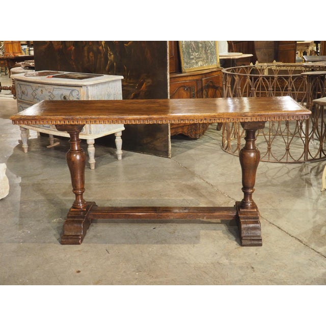 Antique Italian Walnut Console Table, Circa 1850 For Sale - Image 14 of 18