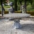 Gray Garden Table in Natural Stone For Sale - Image 8 of 8
