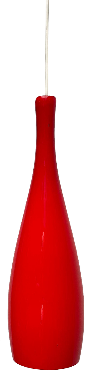 Mid-Century Danish Model Bang Glass Pendant Lamp by Jacob E. Bang for Fog & Mørup and Holmegaard, 1960s