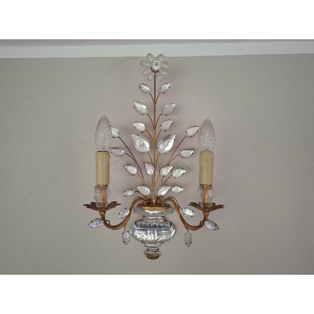 Wall Lamp from Maison Baguès, 1950 For Sale - Image 6 of 6