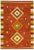 Textile 2020s Modern Kilim Handmade Multicolor Geometric Wool Rug For Sale - Image 7 of 7
