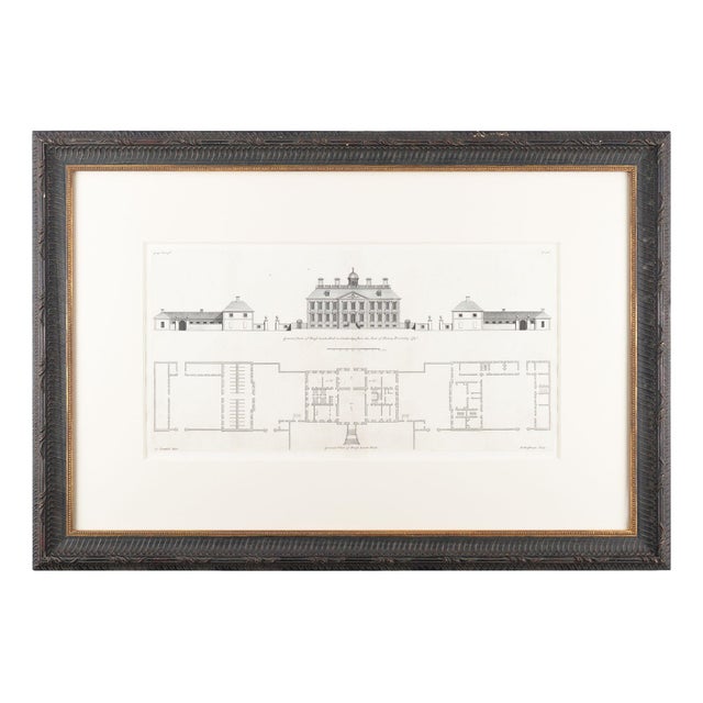 Two Architectural Engravings From Volume III of Vitruvius Britannicus by Colen Campbell, 1725 For Sale - Image 11 of 12