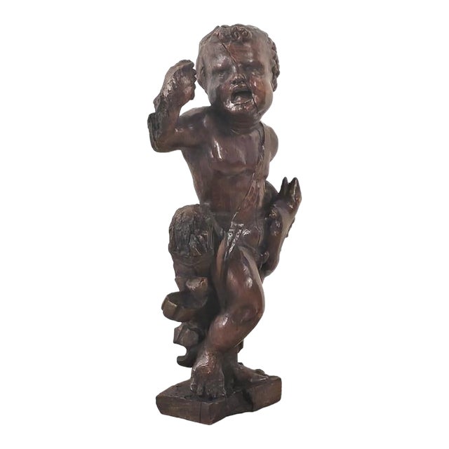 Italian Baroque Putto, 18th Century For Sale