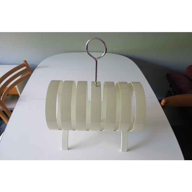Magazine Rack in Lacquered Plywood from Opal Möbel, 1960s For Sale - Image 6 of 9