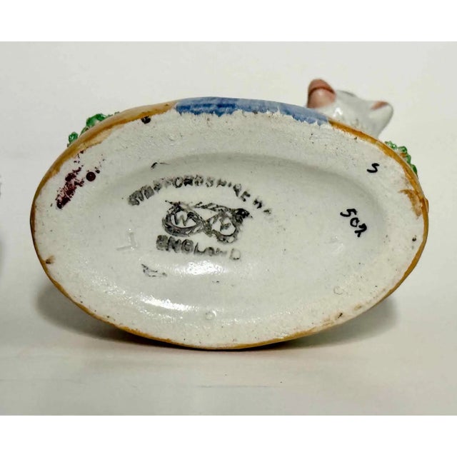 Staffordshire Staffordshire Vases Antique Sheep and Ram - A Pair For Sale - Image 4 of 9
