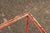 Mid-Century Chippy Paint Side Table in Red For Sale In Chicago - Image 6 of 8