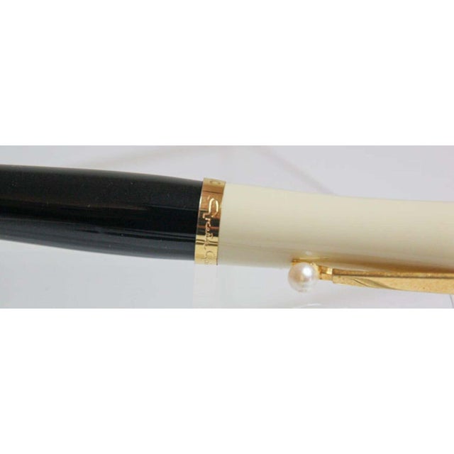 Art Deco Montblanc Greta Garbo Special Edition Ballpoint Pen with Akoya Pearl, Germany For Sale - Image 3 of 16