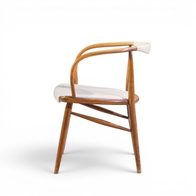 Jack Cartwright for Boling Chair Company Mid Century Walnut Dining Chairs - Set of 6 For Sale - Image 9 of 10