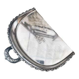 Victorian Era Silver Plated Tiffany & Co Crumber Dust Pan For Sale