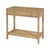 Brown Como 31.5 in. W Rectangular Banana Leaf 1 Drawer Console Table with Lower Open Shelf, Natural Rattan For Sale - Image 8 of 8